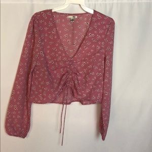 PINK FLORAL TOP